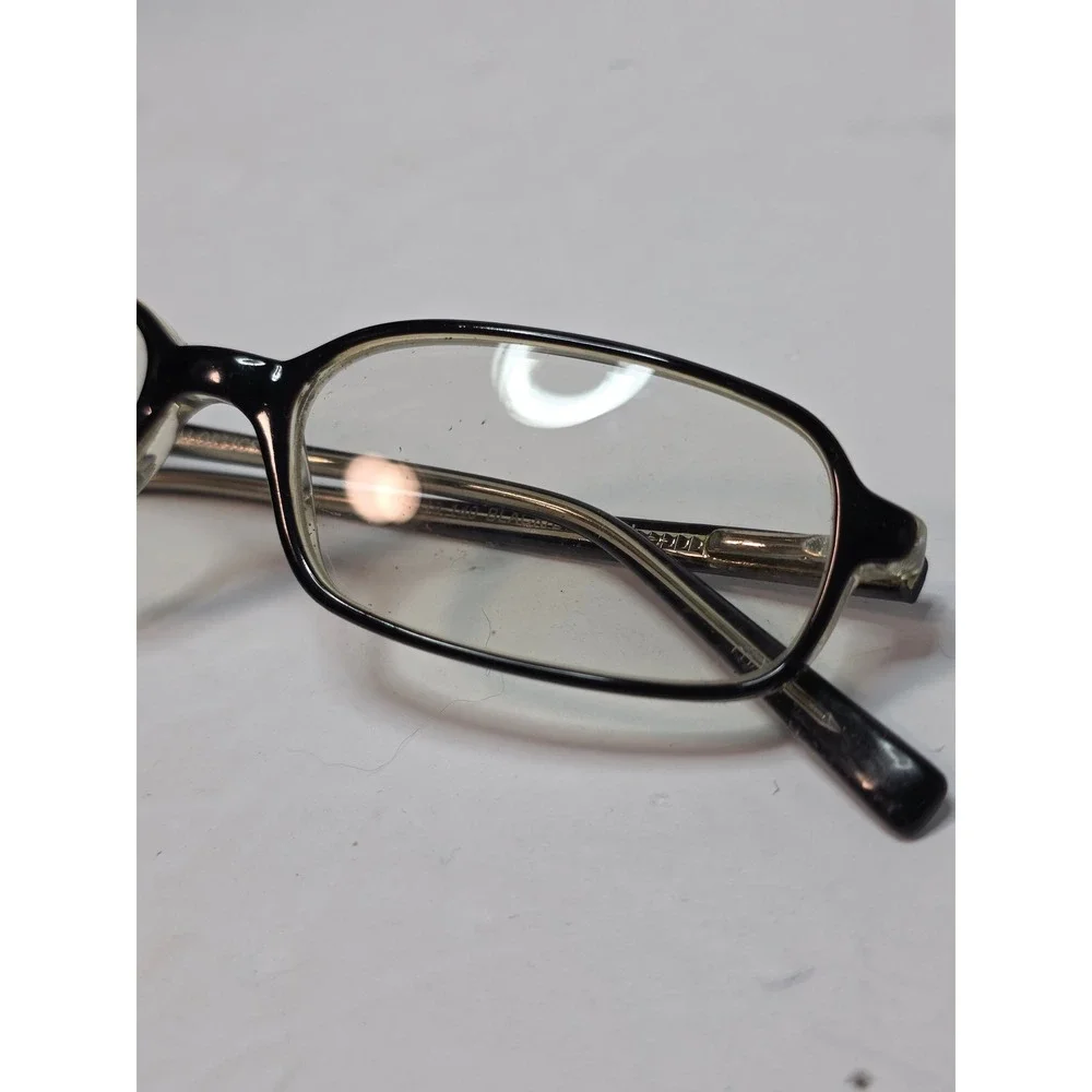 I-Deal Optics Frame Only Grant Black Crystal Rectangle Eyeglasses 51-19-140 Cute
